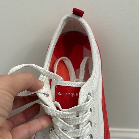 Chick-fil-A Branded Low-Top Canvas Sneakers - women’s size 7 - Picture 2 of 5